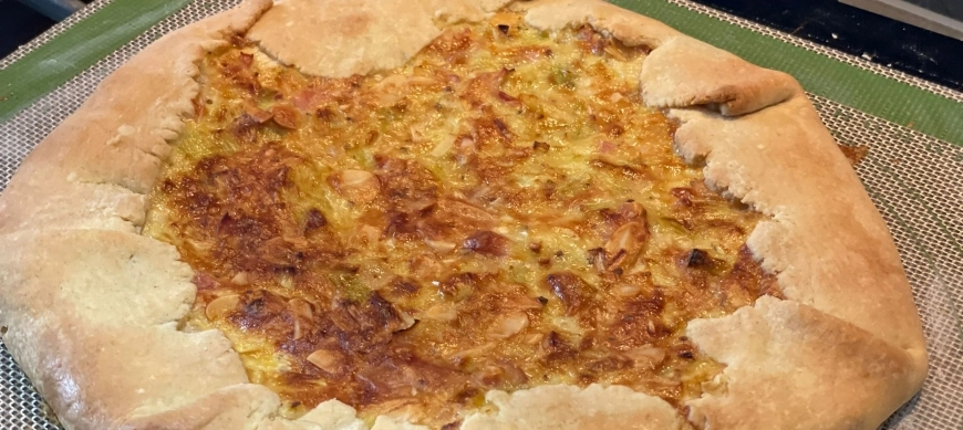 Galette de Bacon y Puerro