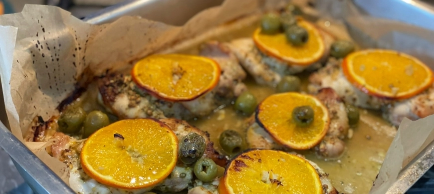 Como hacer Pollo especiado a la naranja ! Receta estrella !